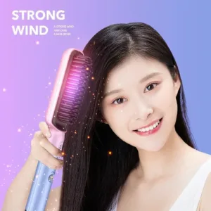 Professional Hair Straightener Beard Brush Ceramic Electric Hair Straightening Brush Hot Comb Girls Ladies Straighteners Curler